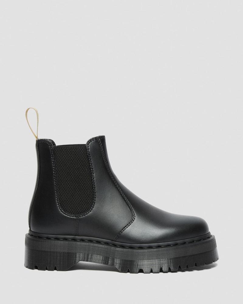 Men's Dr Martens Vegan 2976 Felix Platform Ankle Boots Black | AU 457BEX